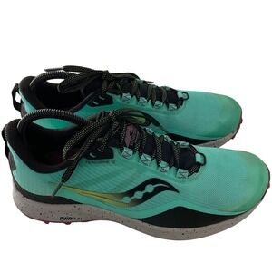Saucony Peregrine 12 Womens Trail Running Shoes Ocean S10737-26 Size 9